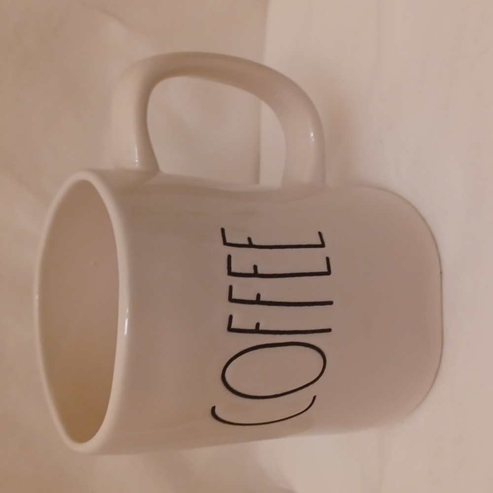 Rae Dunn Artisan Collection By Magenta White COFFEE Mug